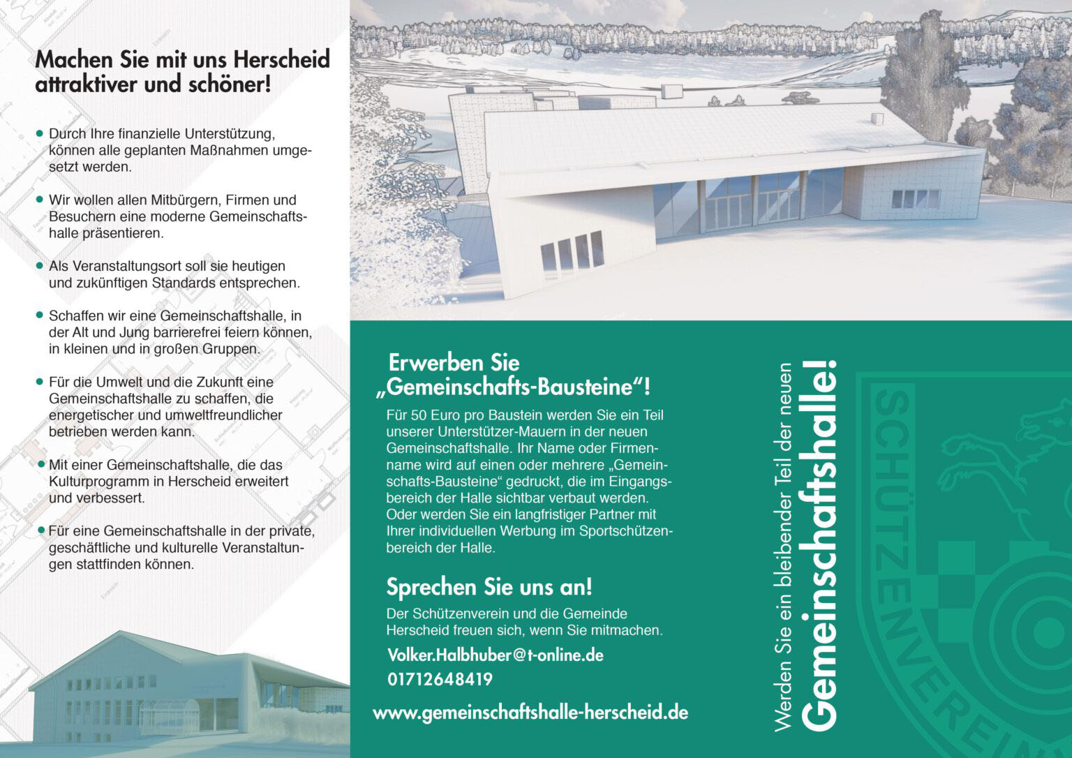 ÜBER UNSERE GEMEINSCHAFTSHALLE